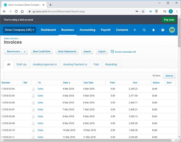 Xero Accounting Integration
