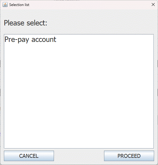Accept pre-payment