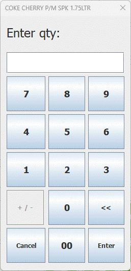 Wastage button